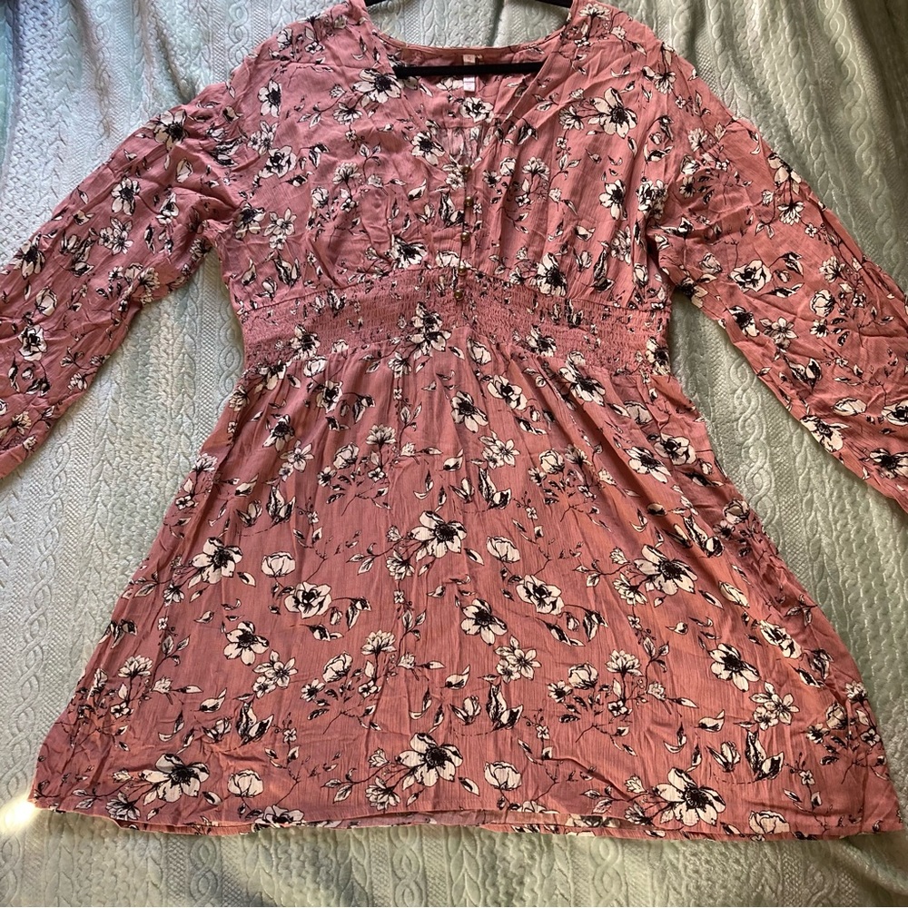 Pink Floral Dress
